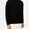 Maglione da uomo Regent in lana merino nera