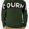 Maglione in misto cashmere da uomo con jacquard Courma