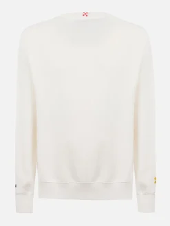 Man blue navy sweatshirt Soho with Non sono bello, piaccioo! embroidery | VACANZE DI NATALE SPECIAL EDITION