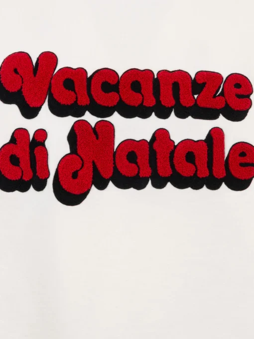 Man off-white sweatshirt Soho with Vacanze di Natale logo print | VACANZE DI NATALE SPECIAL EDITION