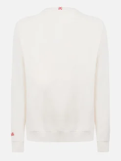 Man off-white sweatshirt Soho with Vacanze di Natale logo print | VACANZE DI NATALE SPECIAL EDITION