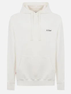 Man off-white sweatshirt Tribeca with St. Barth embroidery