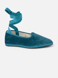 Mocassini pantofola da donna in velluto | MY CHALOM SPECIAL EDITION