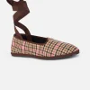 Mocassino pantofola da donna pied de poule | MY CHALOM SPECIAL EDITION