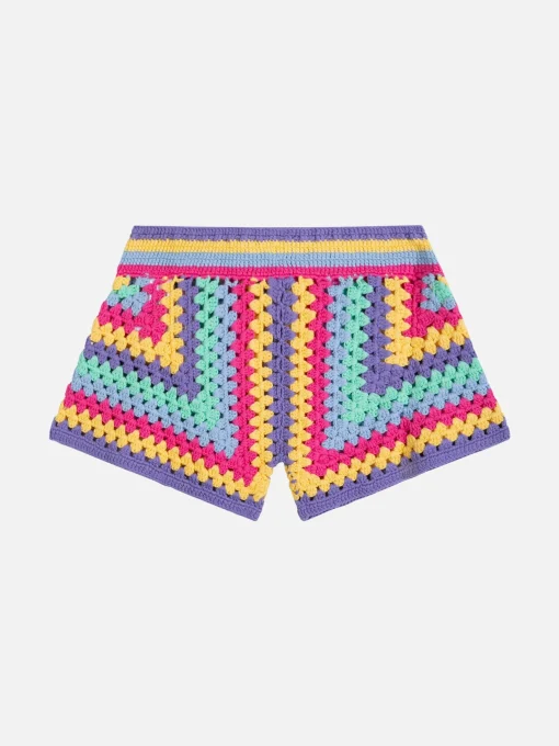 Pantaloncini da bambina all'uncinetto