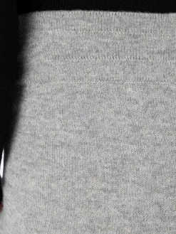 Pantaloni da donna in maglia grigio mélange Cambon