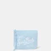 Pochette Aline in spugna azzurra