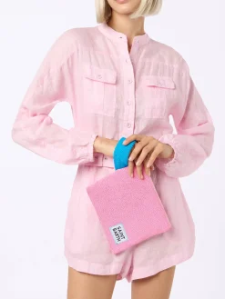 Pochette rosa crinkle Pareasy