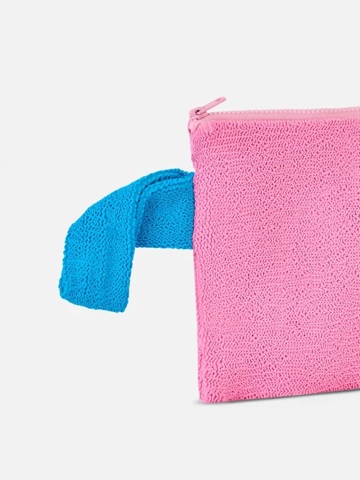 Pochette rosa crinkle Pareasy