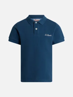 Polo da bambino in piquet di cotone Marvin