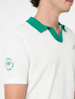 Polo da uomo in maglia color panna Newcomb | AUSTRALIAN BRAND SPECIAL EDITION