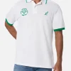 Polo da uomo in piquet di cotone bianco Beverly Hills | AUSTRALIAN BRAND SPECIAL EDITION