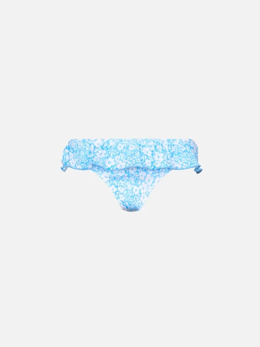 Slip da bagno con volant da bambina Melly con stampa floreale