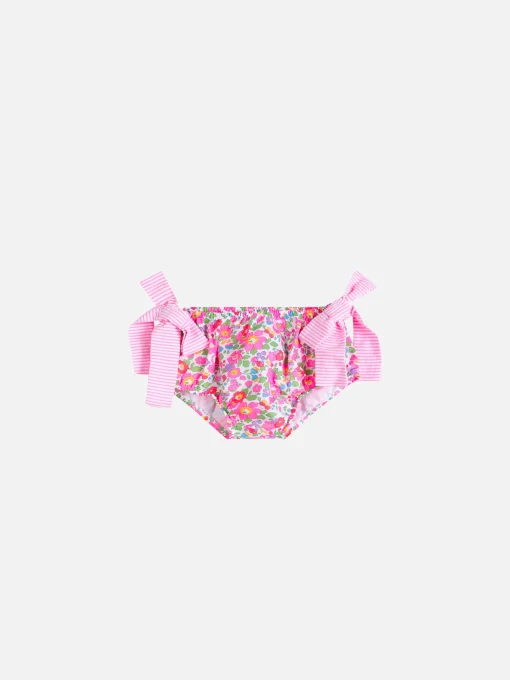 Slip da bagno da bambina con ricami