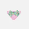Slip da bagno da bambina in cotone Madame con fiocco e stampa Betsy | REALIZZATO CON TESSUTO LIBERTY