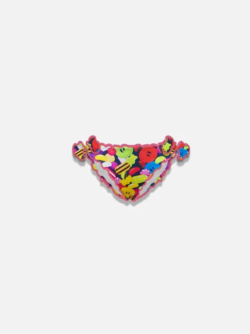 Slip da bagno da bambina con stampa caramelle