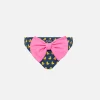 Slip da bagno da bambina con stampa fiocco e paperelle