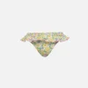 Slip da bagno da bambina con volant Melly con stampa Betsy | REALIZZATO CON TESSUTO LIBERTY