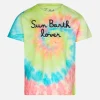 T-shirt da bambina con ricamo Sun Barth lover