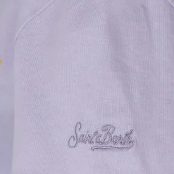 T-shirt da bambina con ricamo Dreaming St. Barth