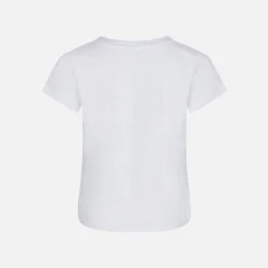 T-shirt da bambina con stampa papere