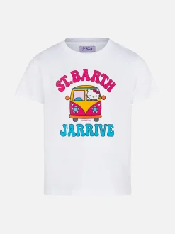 T-shirt da bambina con St.Barth J'arrive Hello Kitty | HELLO KITTY EDIZIONE SPECIALE