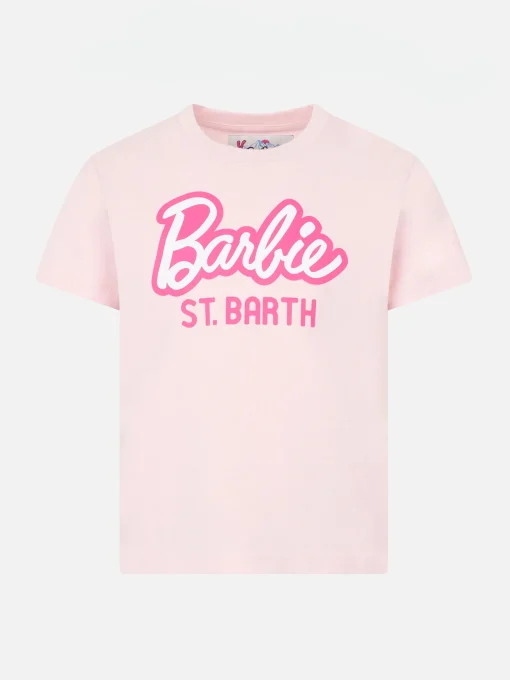 T-shirt da bambina in cotone pesante con stampa Barbie St. Barth | EDIZIONE SPECIALE BARBIE