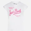 T-shirt da bambina in cotone con stampa Saint Barth