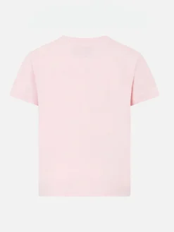T-shirt da bambina in cotone pesante con stampa Barbie St. Barth | EDIZIONE SPECIALE BARBIE