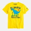 T-shirt da bambino Dinosauro Scooter