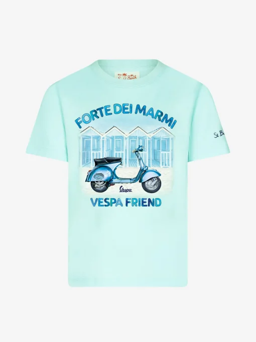 T-shirt da bambino in cotone con stampa Vespa | Vespa® Edizione Speciale