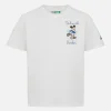 T-shirt da bambino in cotone pesante con stampa Cameron Mickey e ricamo St. Barth Bomber | EDIZIONE SPECIALE DISNEY