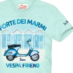 T-shirt da bambino in cotone con stampa Vespa | Vespa® Edizione Speciale