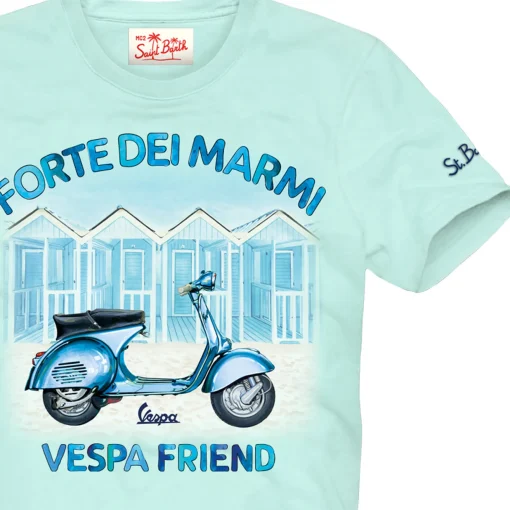 T-shirt da bambino in cotone con stampa Vespa | Vespa® Edizione Speciale