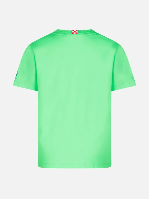 T-shirt da bambino in cotone verde con stampa Snoopy | EDIZIONE SPECIALE PEANUTS™