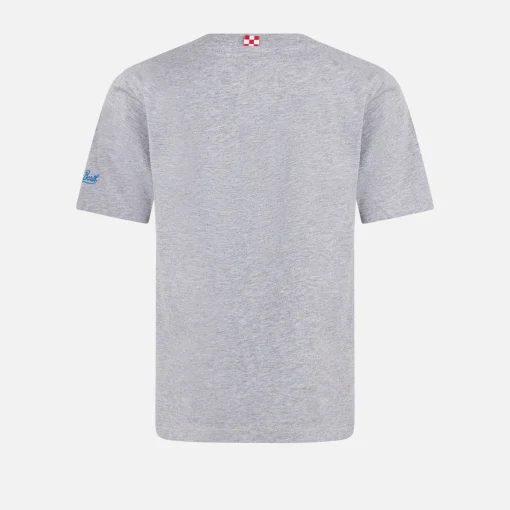T-shirt da bambino in cotone pesante con stampa Snoopy amante del padel | EDIZIONE SPECIALE SNOOPY PEANUTS™
