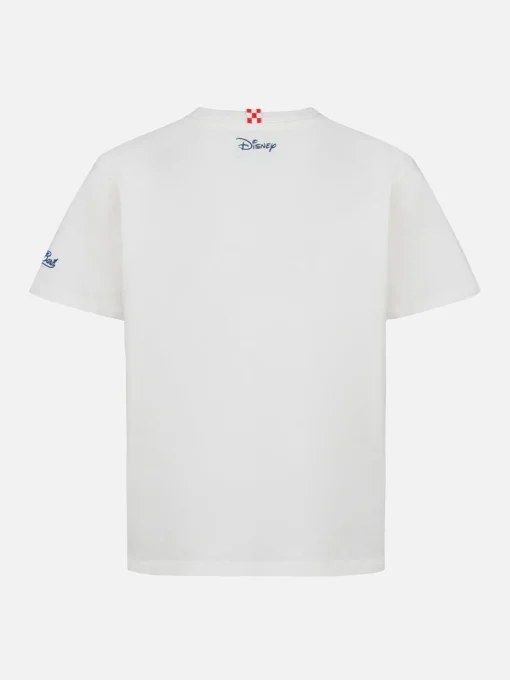 T-shirt da bambino in cotone pesante con stampa Cameron Mickey e ricamo St. Barth Bomber | EDIZIONE SPECIALE DISNEY