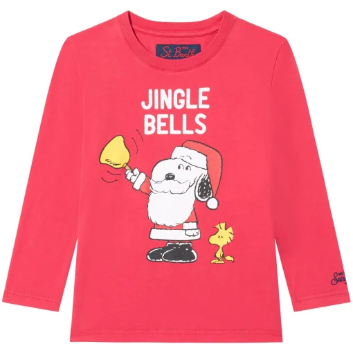 T-shirt da bambino stampa Snoopy Jingle Bells | Peanuts© Special Edition