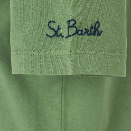 T-shirt da bambino verde militare con stampa Snoopy | SNOOPY - EDIZIONE SPECIALE PEANUTS™
