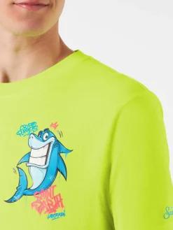 T-shirt da uomo con stampa squalo | CRYPTO PUPPETS® EDIZIONE SPECIALE