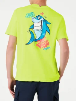 T-shirt da uomo con stampa squalo | CRYPTO PUPPETS® EDIZIONE SPECIALE