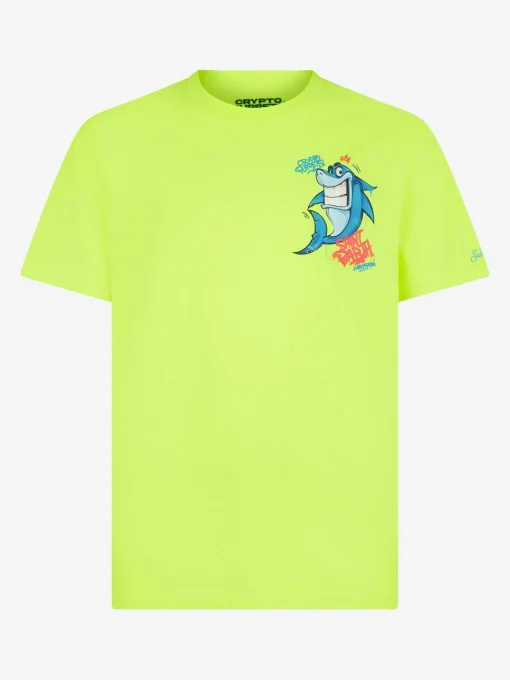 T-shirt da uomo con stampa squalo | CRYPTO PUPPETS® EDIZIONE SPECIALE