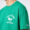 T-shirt da uomo in cotone pesante con stampa padel
