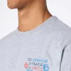 T-shirt da uomo in cotone pesante Arnott con ricamo Col ghiaccio ci faccio lo Spritz | EDIZIONE SPECIALE INSULTI LUMINOSI