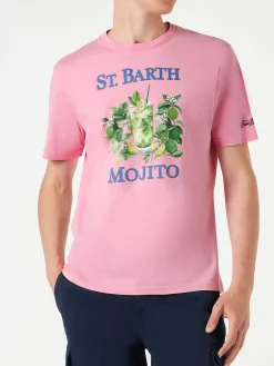 T-shirt da uomo in cotone con stampa St. Barth Mojito