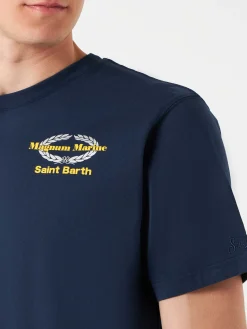 T-shirt da uomo in cotone con stampa Magnum Marine | EDIZIONE SPECIALE MAGNUM MARINE