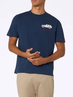 T-shirt da uomo in cotone pesante Arnott con ricamo Mountain lover