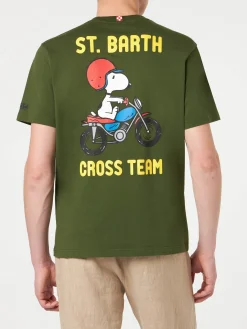 T-shirt da uomo in cotone con stampa Snoopy | Edizione speciale Peanuts®