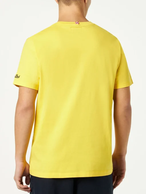 T-shirt da uomo in cotone con stampa bicchiere Sbagliato