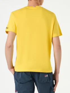 T-shirt da uomo in cotone con stampa papera Estathé | ESTATHE' EDIZIONE SPECIALE